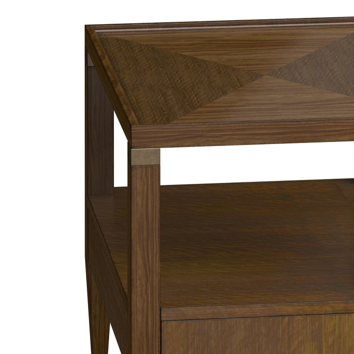 Eave 1 Drawer End Table - Hazelnut