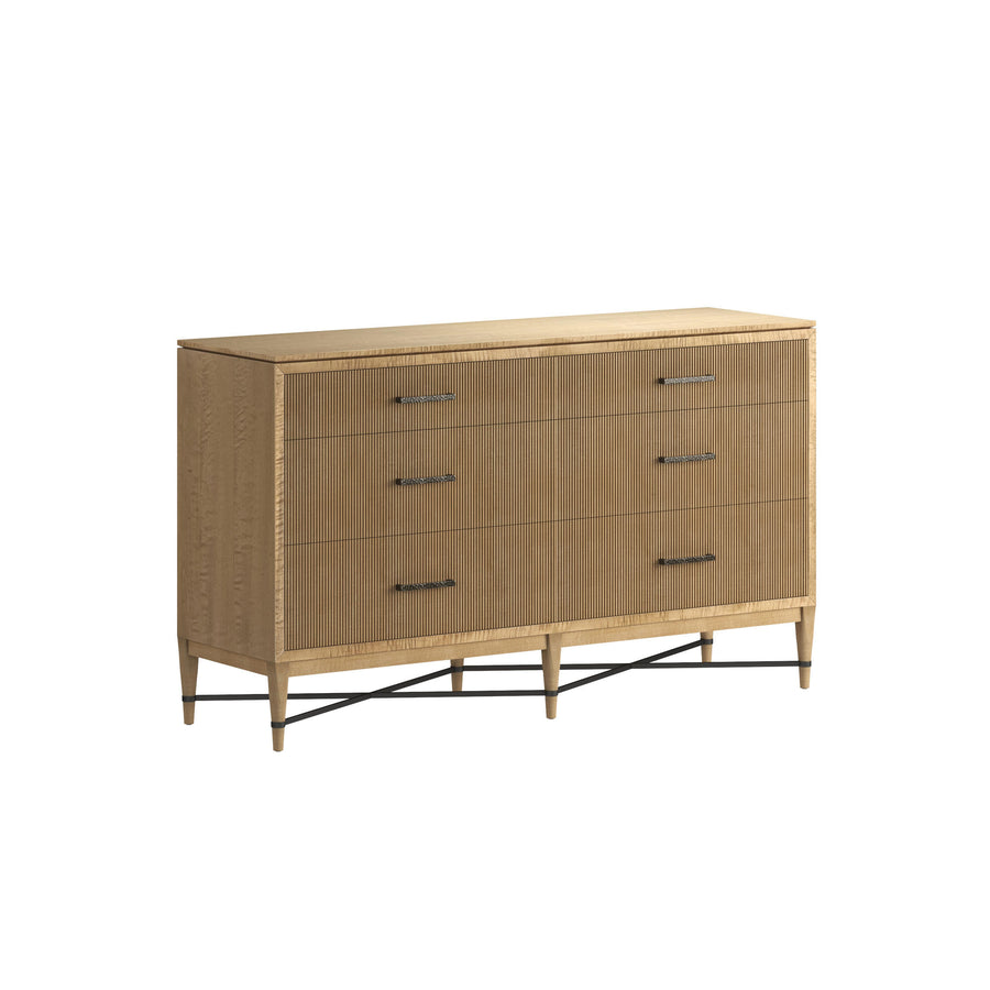 Loft Reeded Dresser - Natural Maple