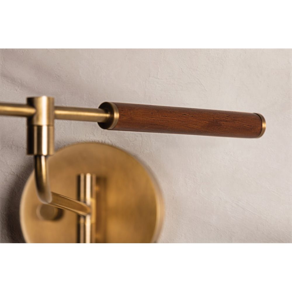 Novel Plug-In Sconce - Patina Brass