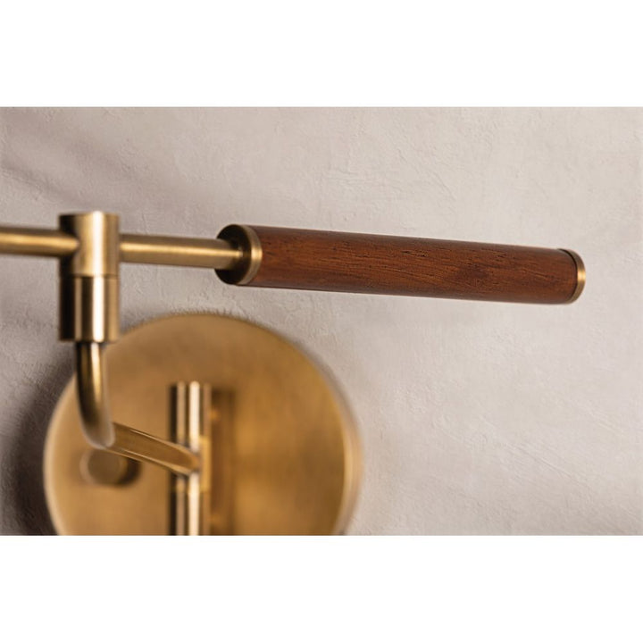 Novel Plug-In Sconce - Patina Brass