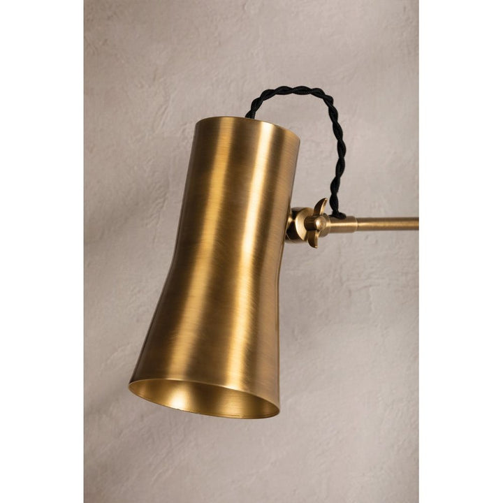 Novel Plug-In Sconce - Patina Brass