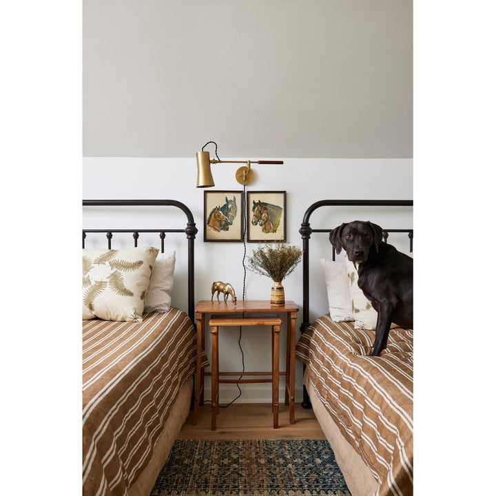 Novel Plug-In Sconce - Patina Brass