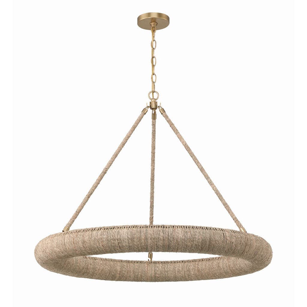 Oakley 8 Light Chandelier-Crystorama Lighting Company-CRYSTO-OAK-7538-SG-Chandeliers-1-France and Son