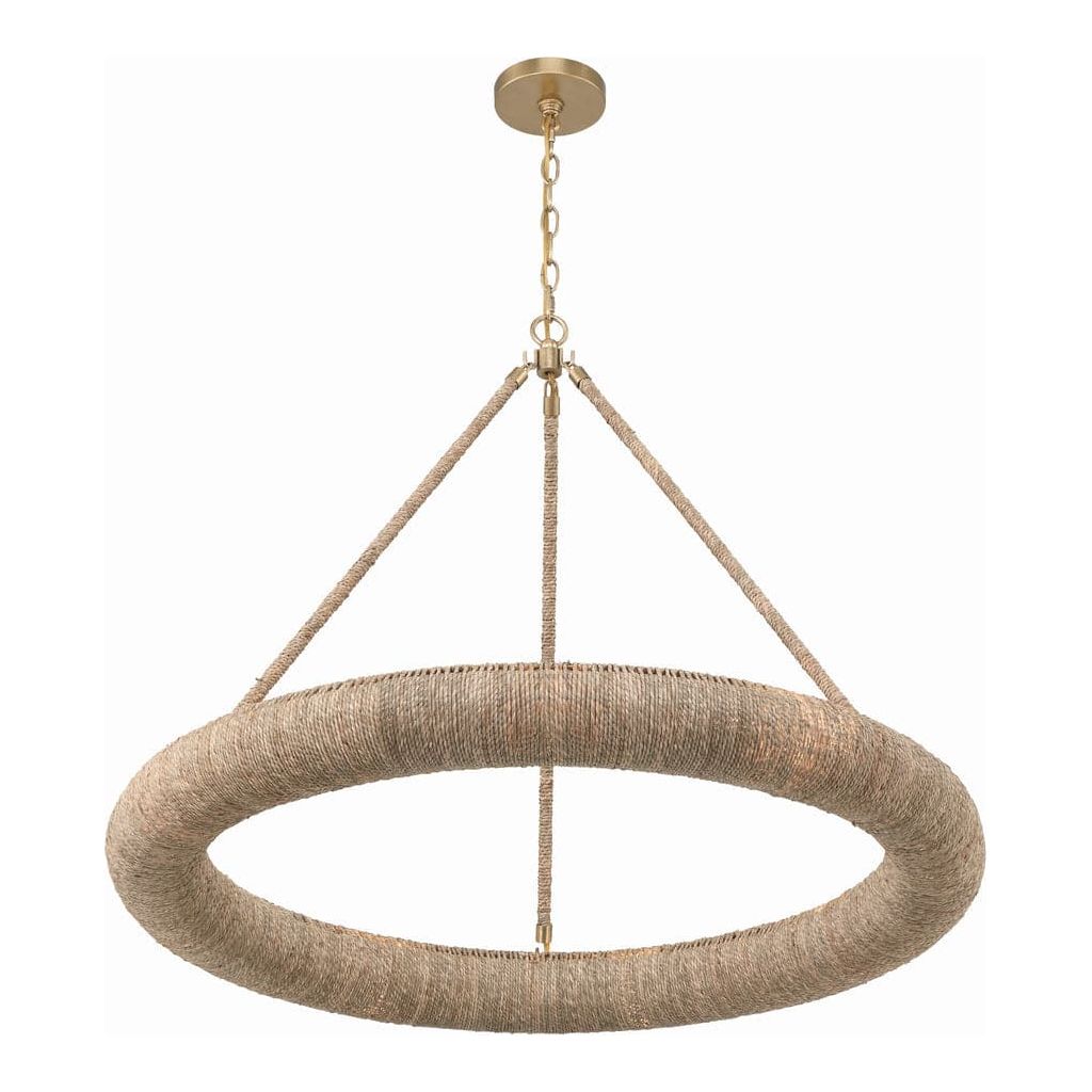 Oakley 8 Light Chandelier-Crystorama Lighting Company-CRYSTO-OAK-7538-SG-Chandeliers-4-France and Son