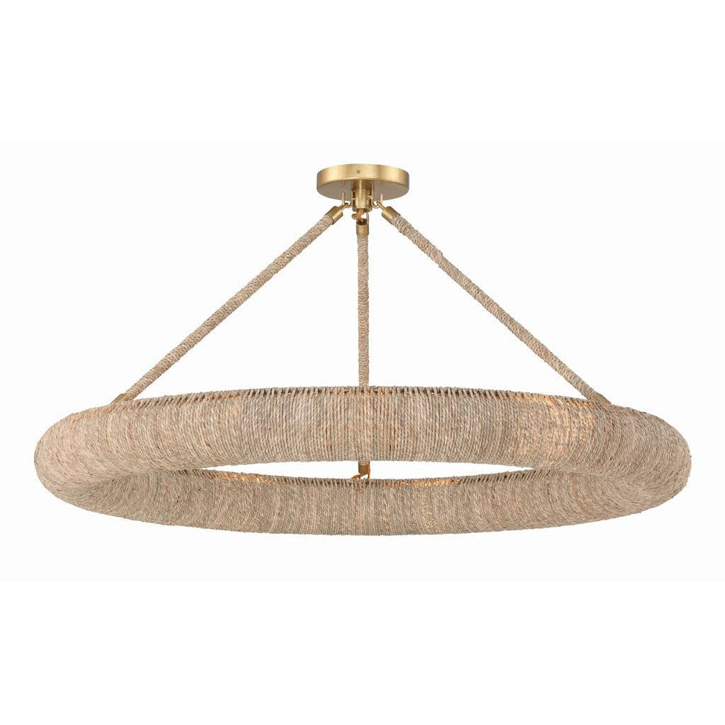 Oakley 8 Light Semi Flush-Crystorama Lighting Company-CRYSTO-OAK-7538-SG_CEILING-Flush Mounts-3-France and Son