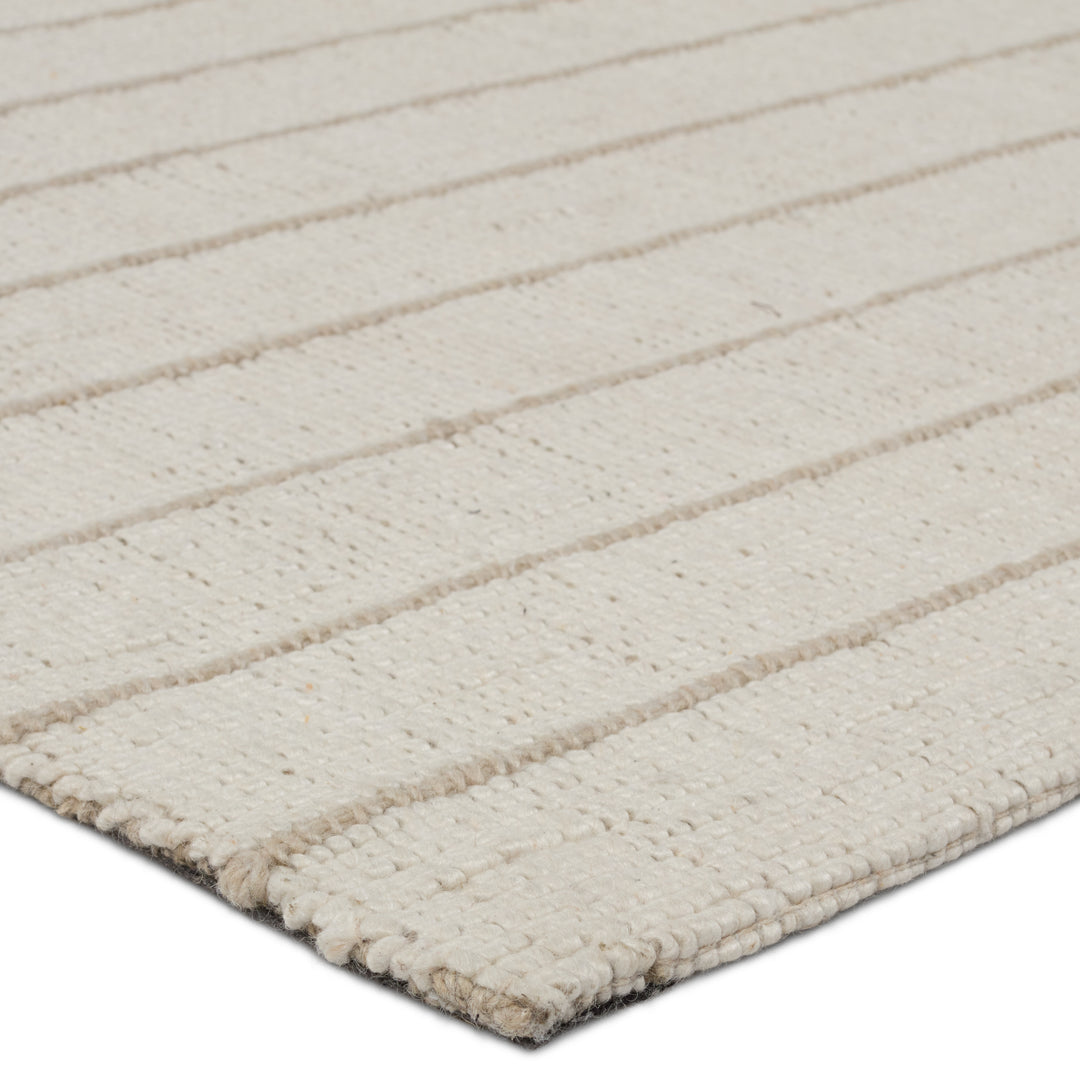 Jaipur Living Highgate Handmade Striped Cream/ Light brown Area Rug (9'X12')