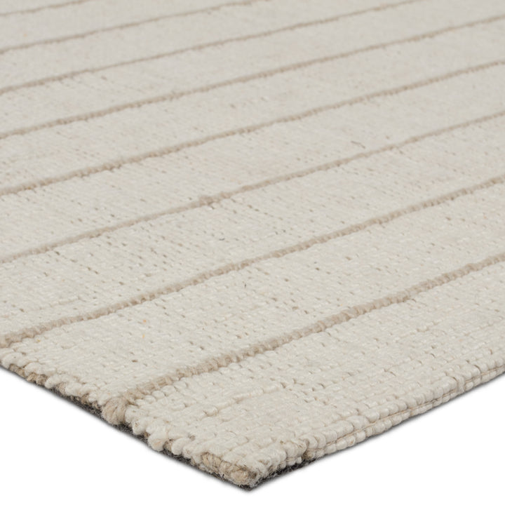 Jaipur Living Highgate Handmade Striped Cream/ Light brown Area Rug (5'X8')