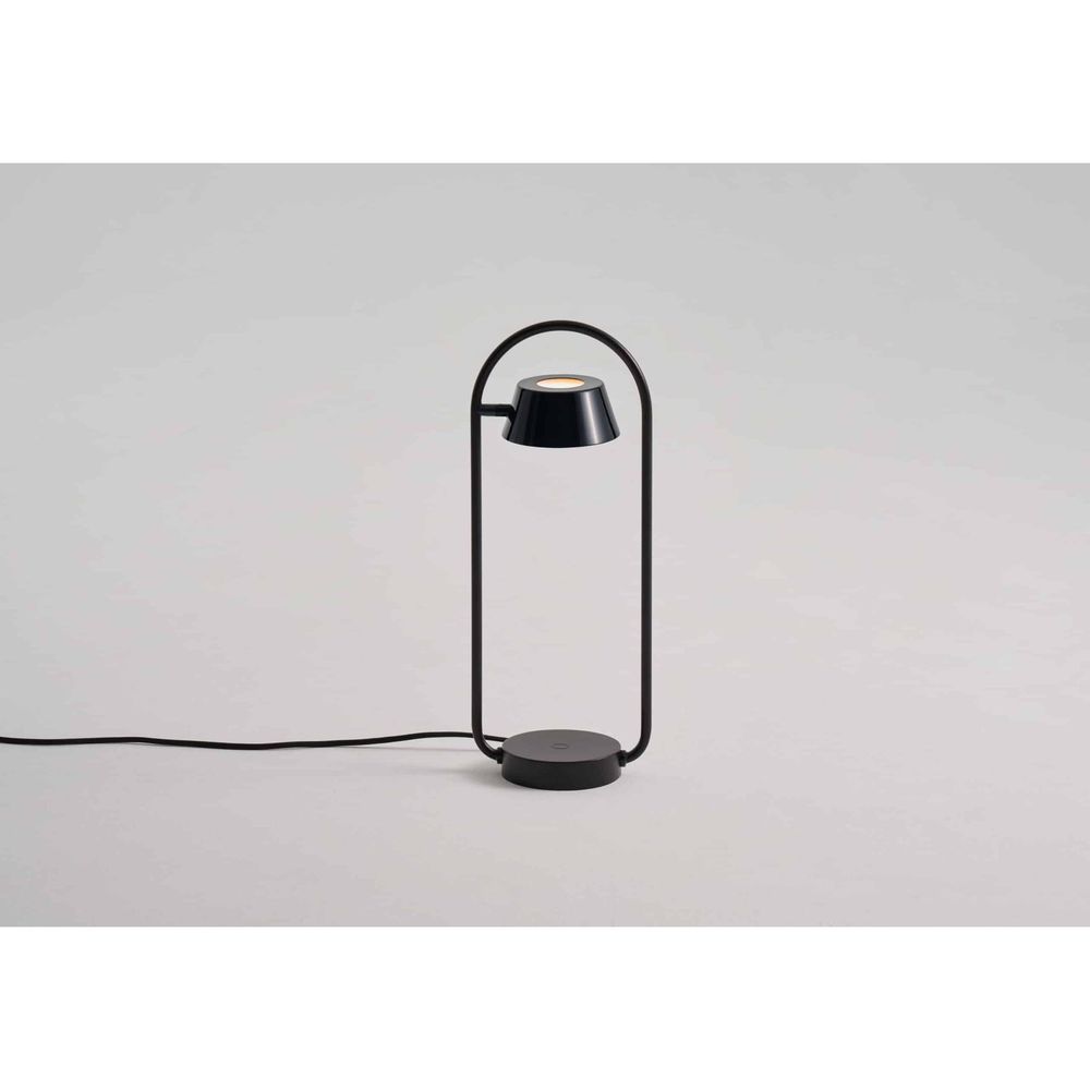 Table Lamps OLO Ring Table Lamp - Black/Shiny Black - Metal, Aluminum, Pp