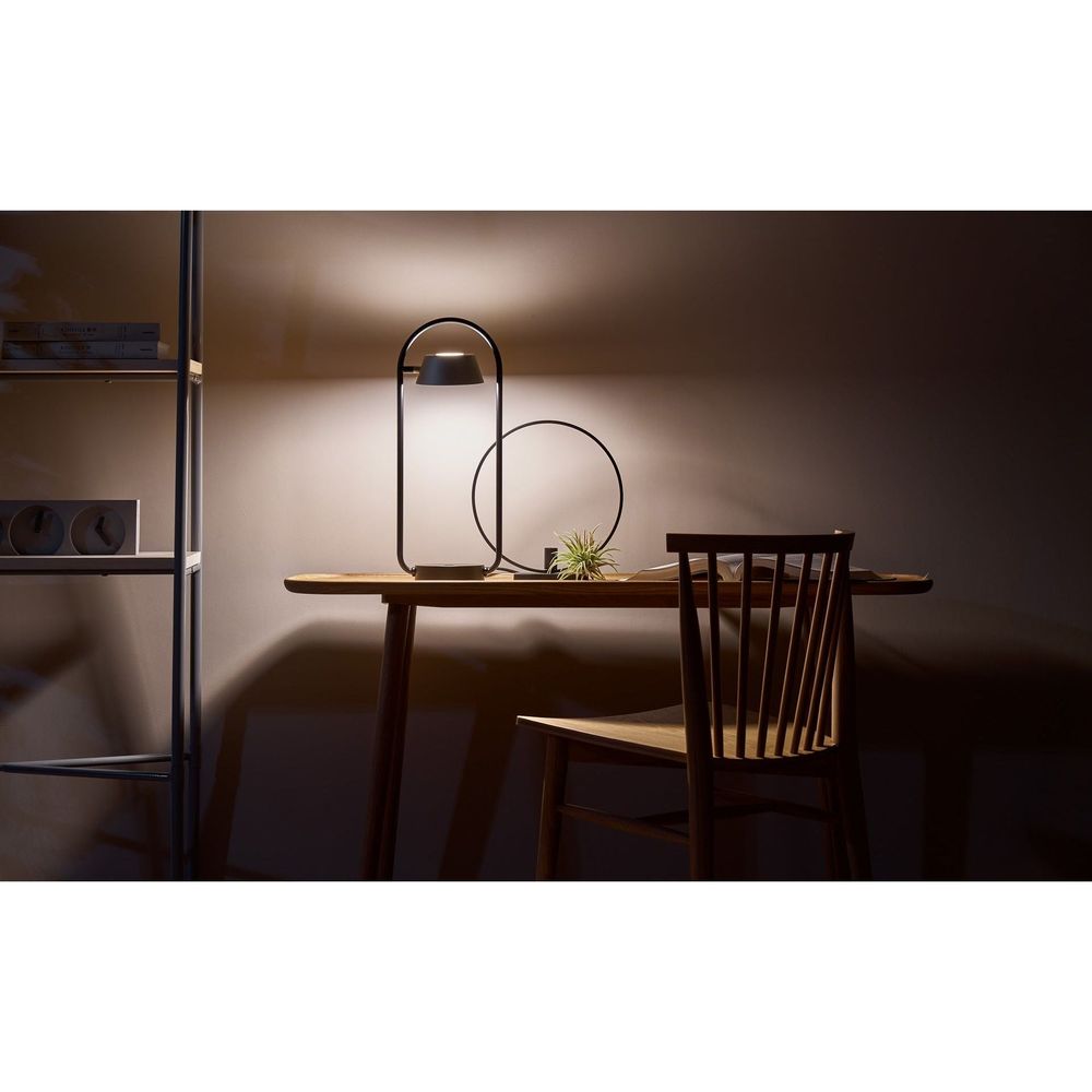 Table Lamps OLO Ring Table Lamp - Black/Shiny Black - Metal, Aluminum, Pp