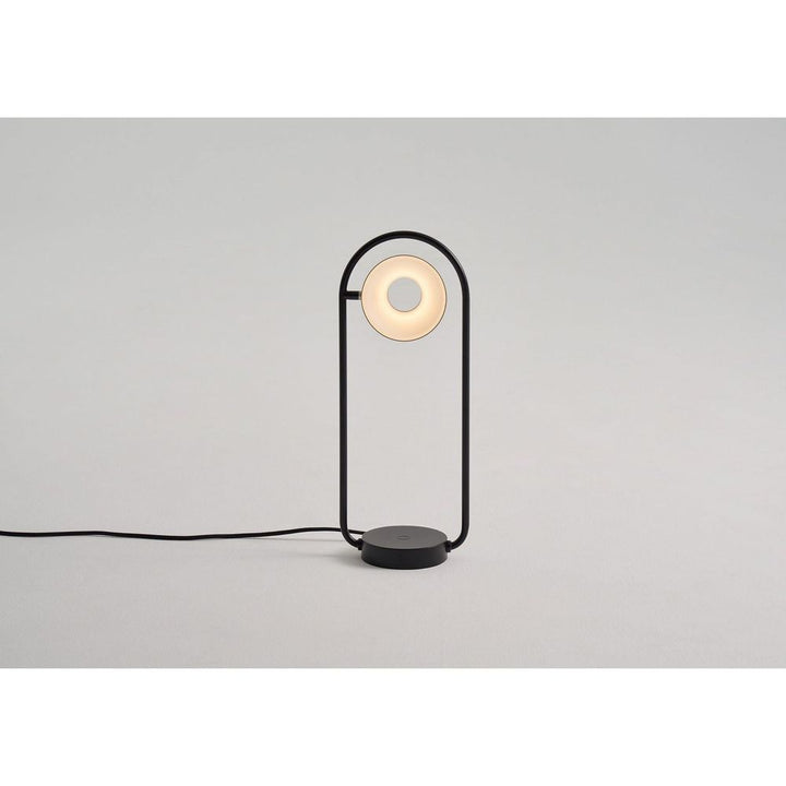 Table Lamps OLO Ring Table Lamp - Black/Shiny Black - Metal, Aluminum, Pp