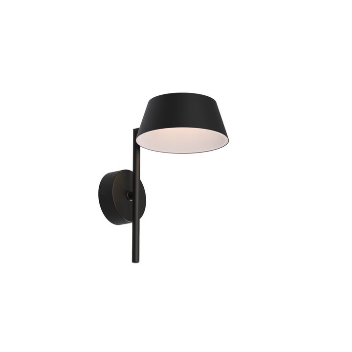 Wall Lighting OLO XL Wall Arm Single Lamp - Black/Shiny Black - Metal, Aluminum, Pp