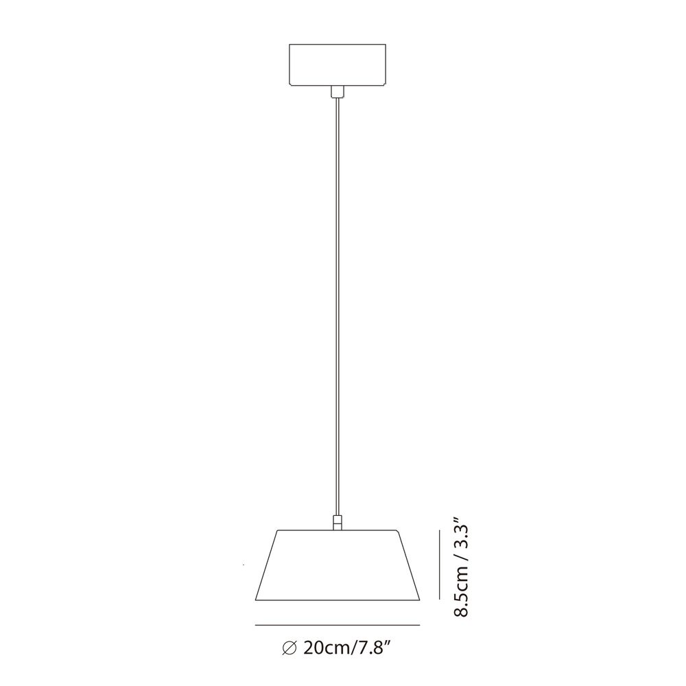 Pendants OLO XL Single Pendant - Black - Metal, Aluminum, Pp