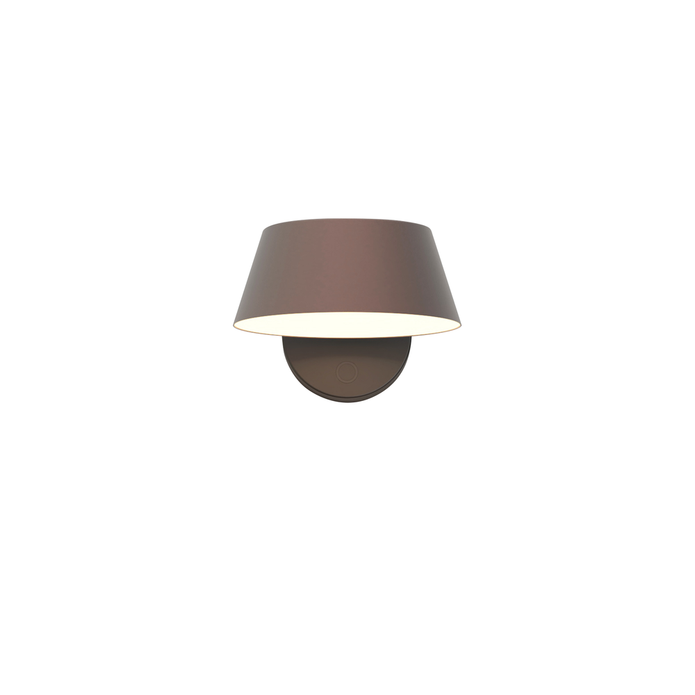 Wall Lighting OLO XL Wall Single Lamp - Black / Cocoa - Metal, Aluminum, Pp