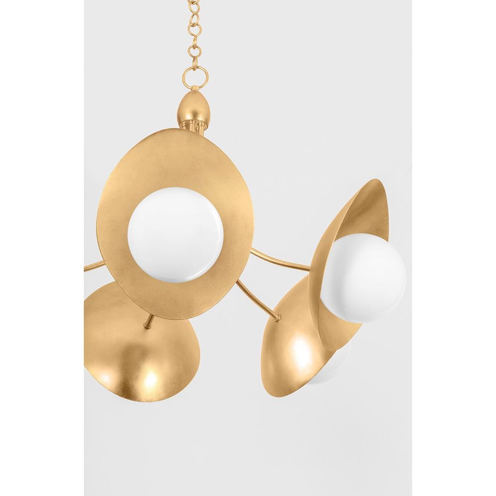 Chandeliers Olson Chandelier - Vintage Gold Leaf