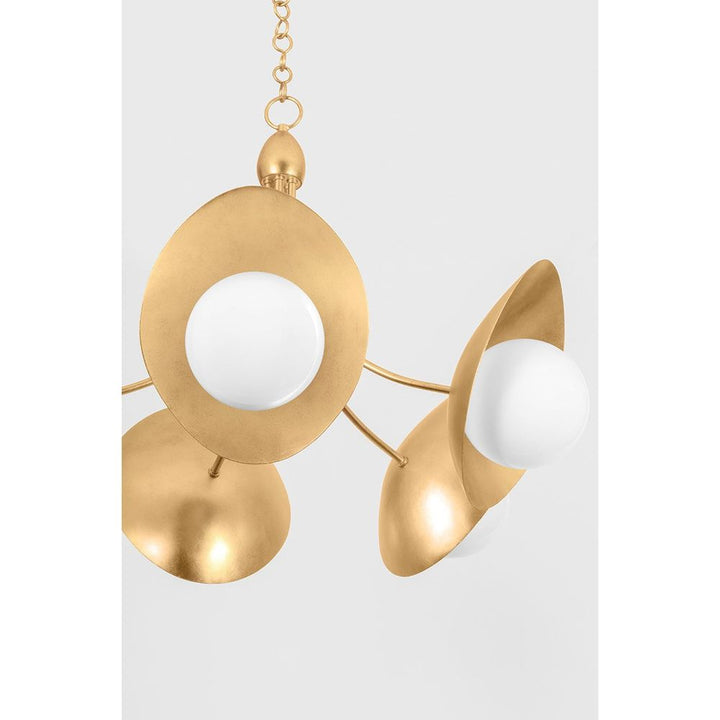 Chandeliers Olson Chandelier - Vintage Gold Leaf