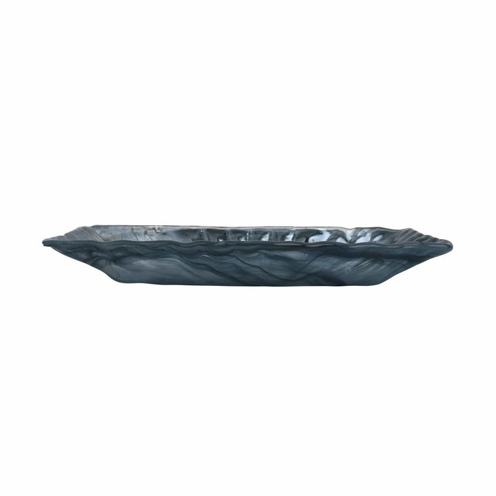 Onda Glass Rectangular Tray