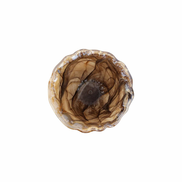 Onda Glass Rimmed Bowl