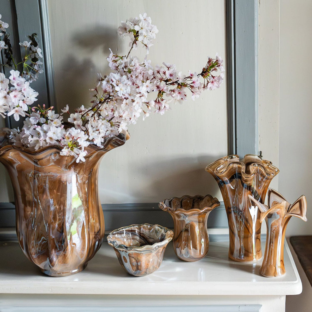 Onda Glass Rimmed Bowl