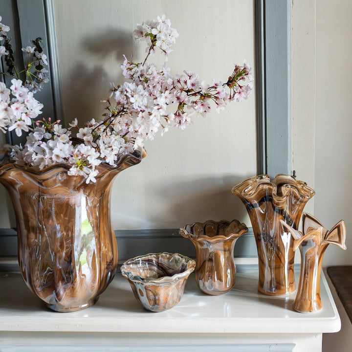 Onda Glass Rimmed Bowl