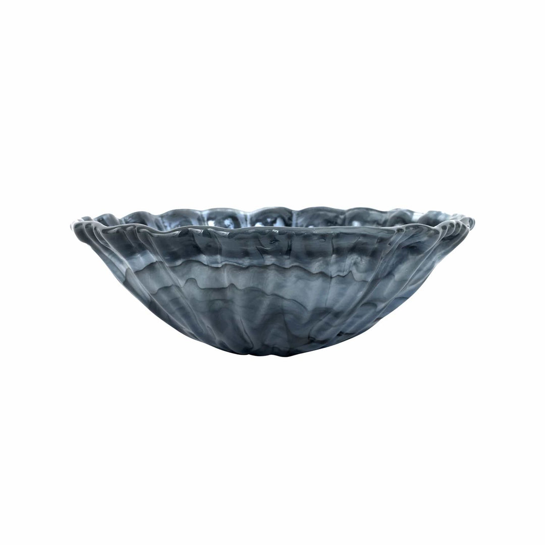Onda Glass Bowl - Gray / Medium