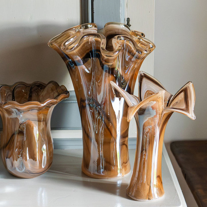 Onda Glass Tulip Vase