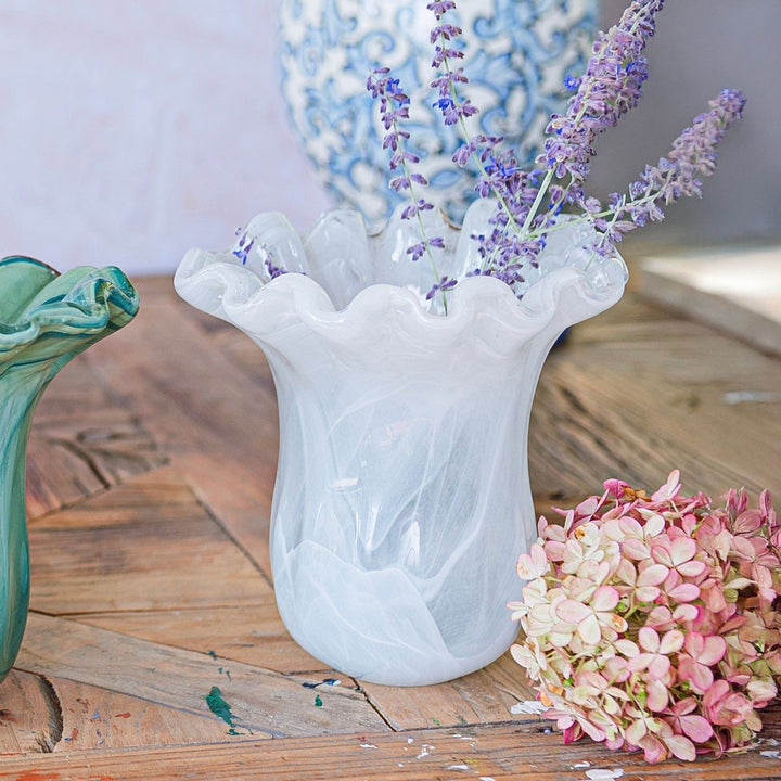 Onda Glass Tulip Vase