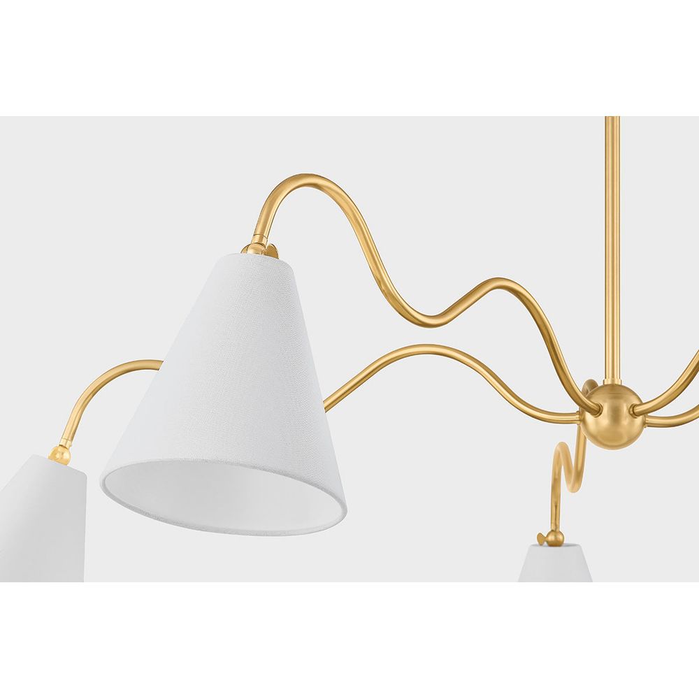 Chandeliers Onda Chandelier-Aged Brass