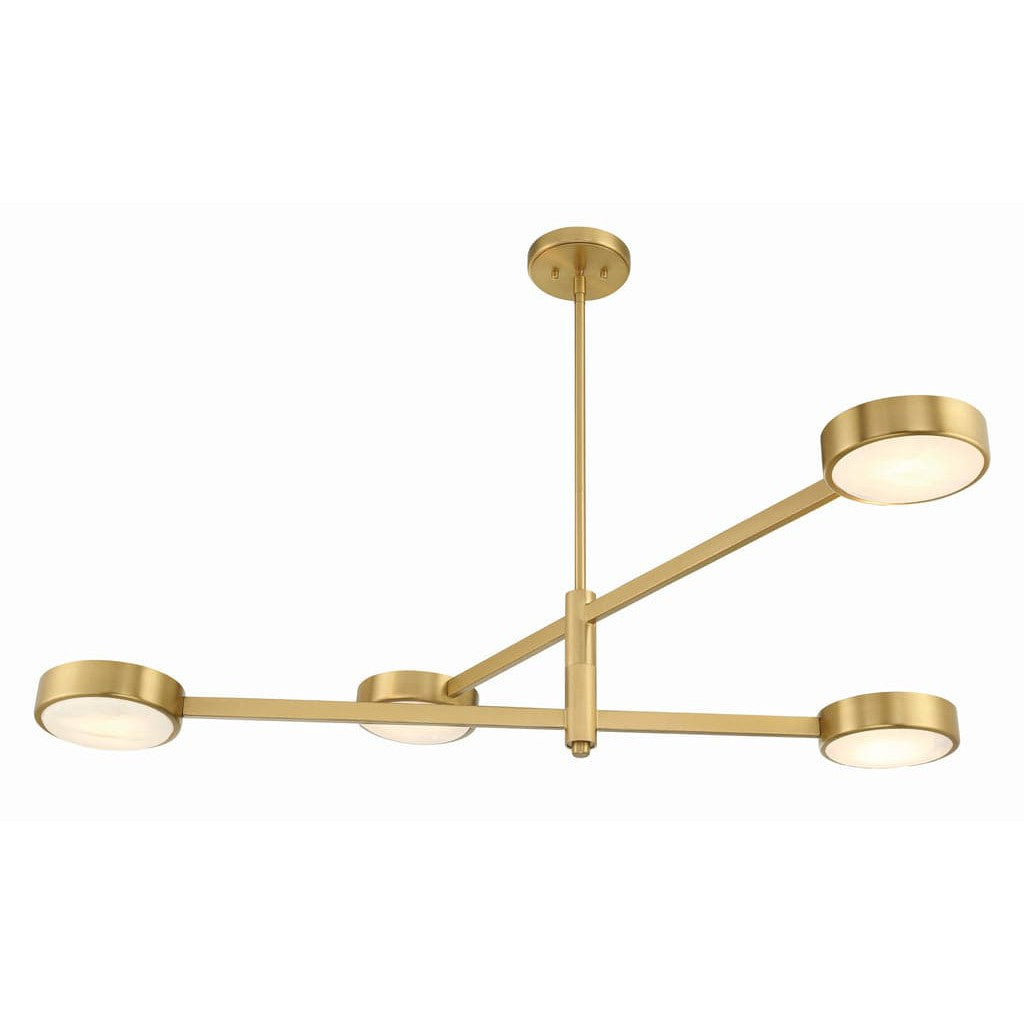 Orson 4 Light Chandelier-Crystorama Lighting Company-CRYSTO-ORS-734-MG-ChandeliersGlass-3-France and Son