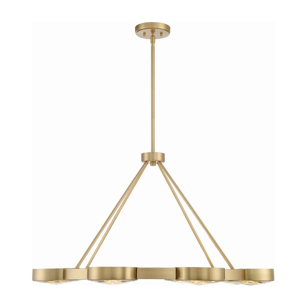 Orson 8 Light Pendant-Crystorama Lighting Company-CRYSTO-ORS-738-MG-PendantsGlass-8-France and Son