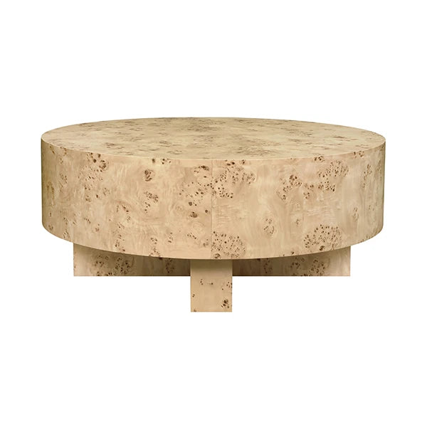 Oslo Thick Top Coffee Table With Cross Base