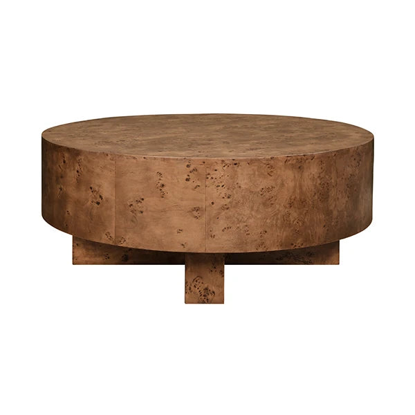 Oslo Thick Top Coffee Table With Cross Base
