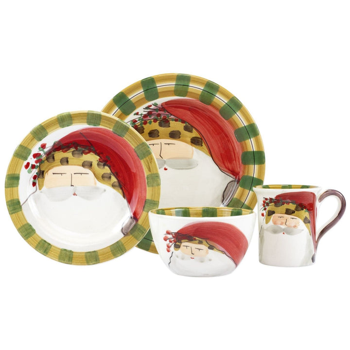 Old St. Nick Four-Piece Place Setting - Animal Hat