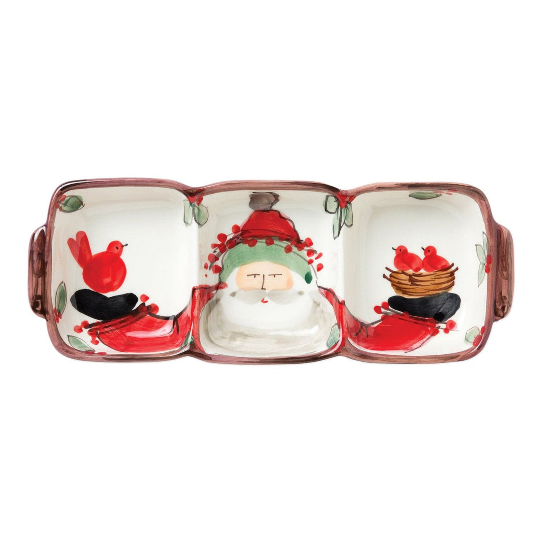 Old St. Nick Three-Part Server