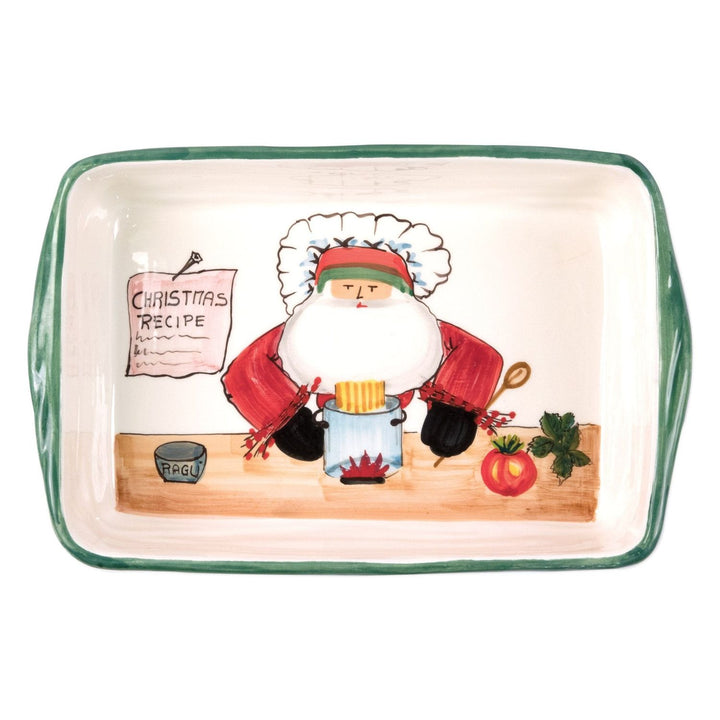Old St. Nick Rectangular Baker with Chef - Default Title