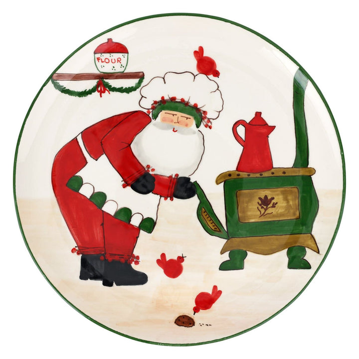 Old St. Nick Round Platter with Oven - Default Title