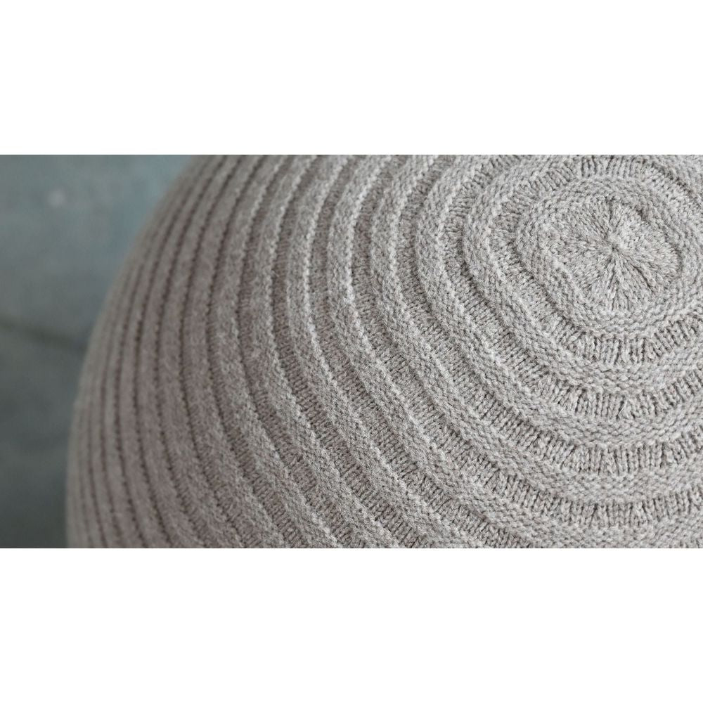 Stools & Ottomans Mochi Ottoman Nude Knit Fabric