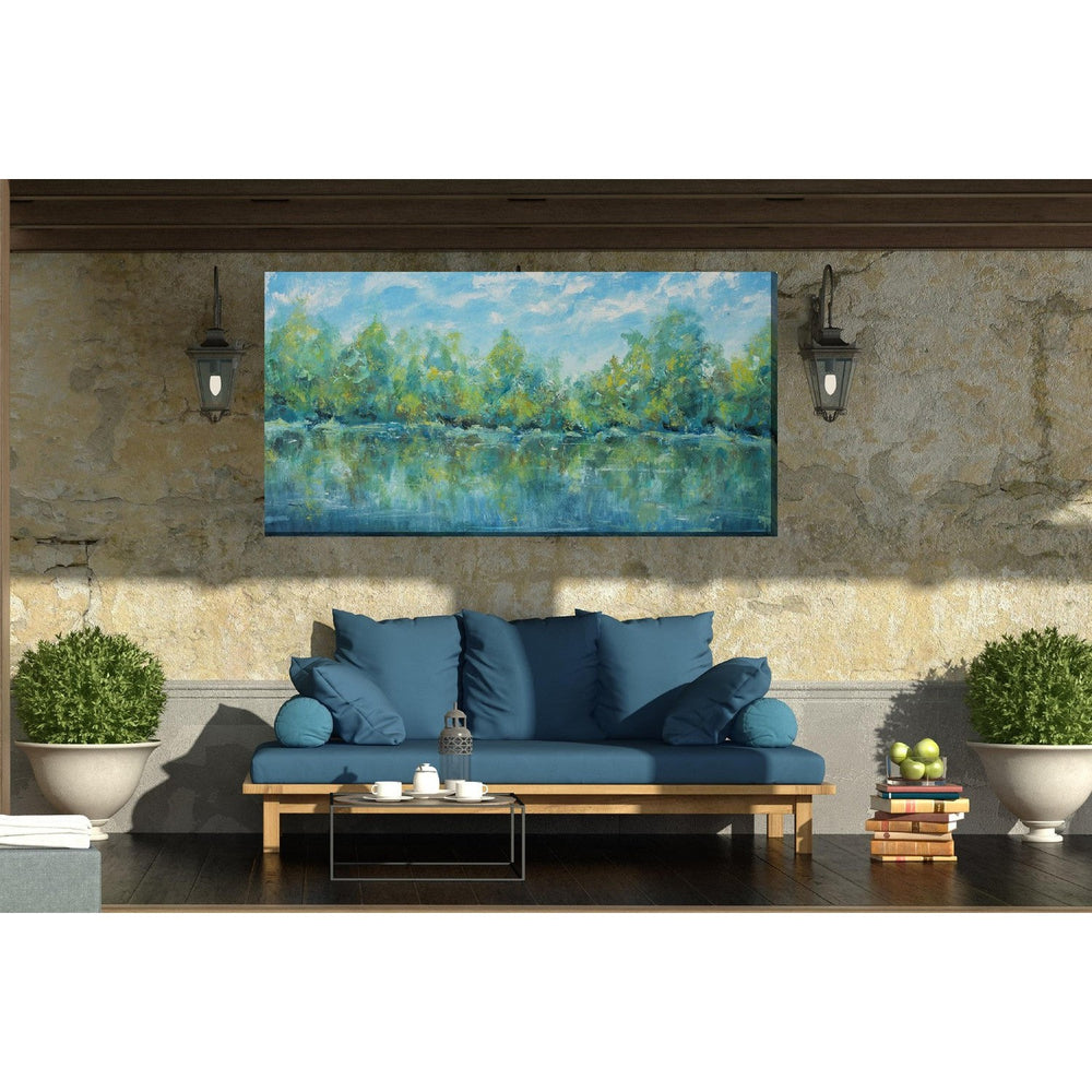 Blue Sky Pond-West of the Wind-WESTOFWIND-OU-80544-2448-Wall Art-2-France and Son