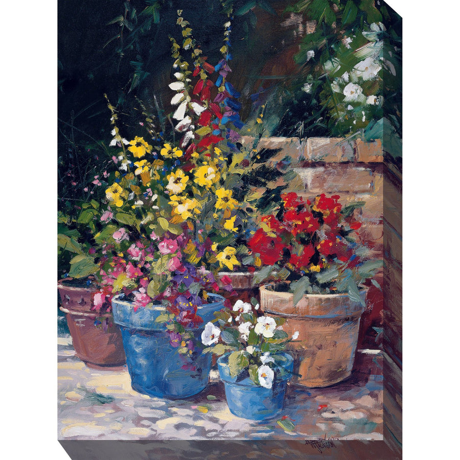 Blue Pots - Outdoor Art 30x40-West of the Wind-WESTOFWIND-OU-85045-Wall Art-1-France and Son