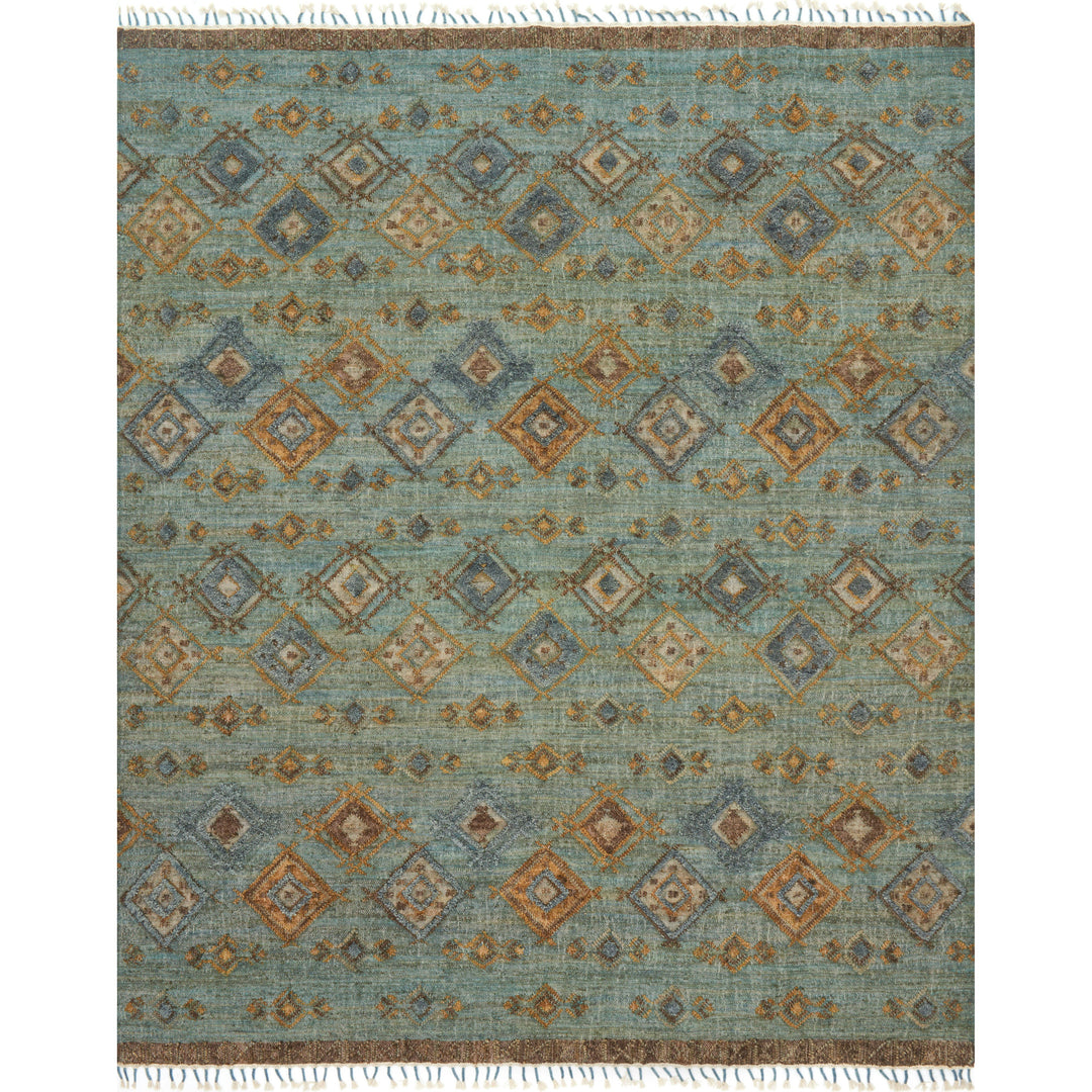 Loloi Owen Sea / Blue 18" x 18" Sample Rug