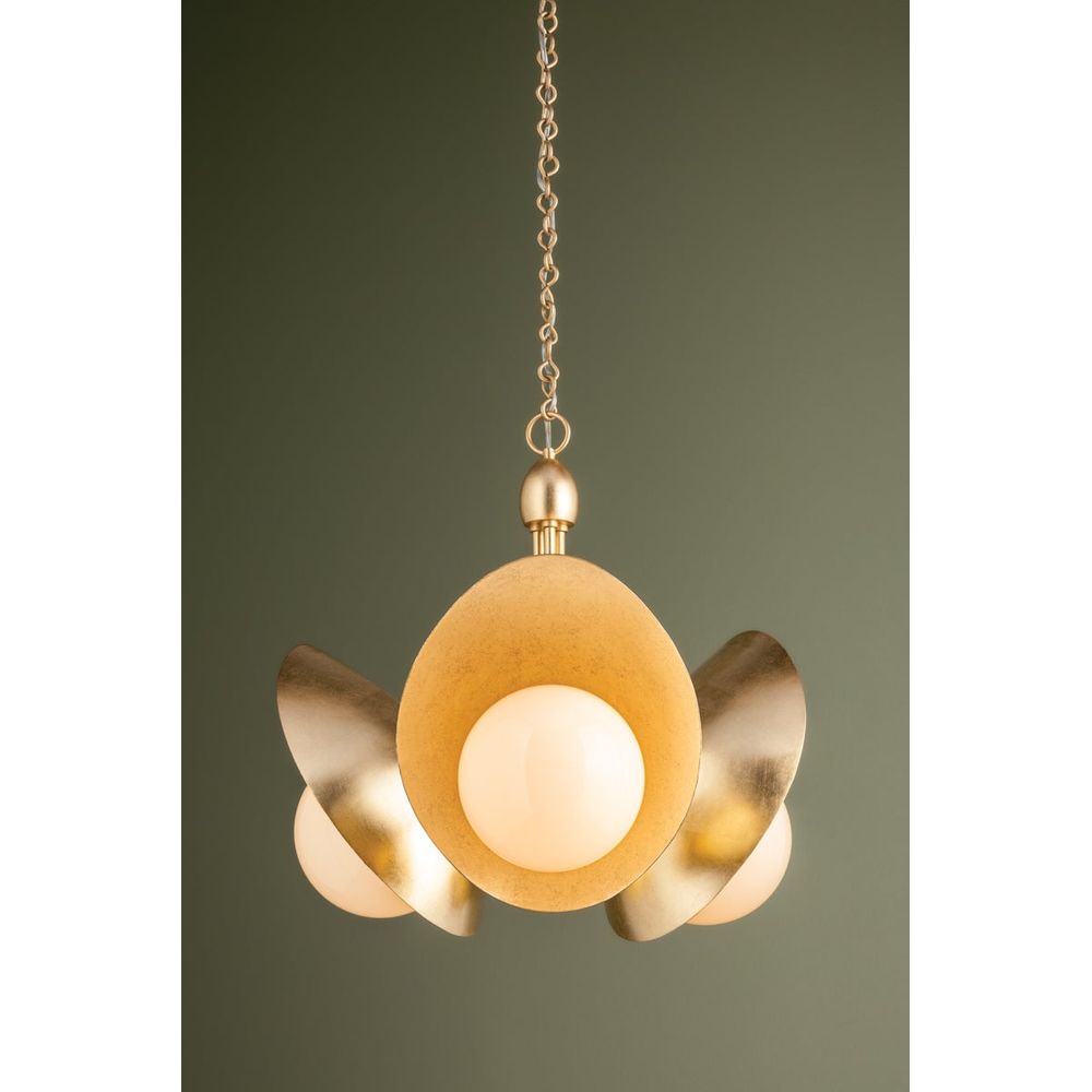 Chandeliers Olson Chandelier - Vintage Gold Leaf