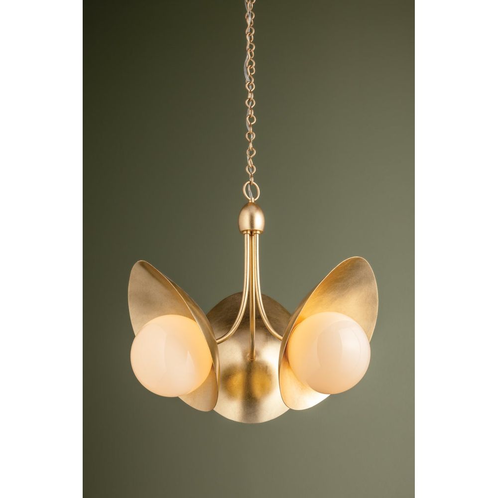 Chandeliers Olson Chandelier - Vintage Gold Leaf