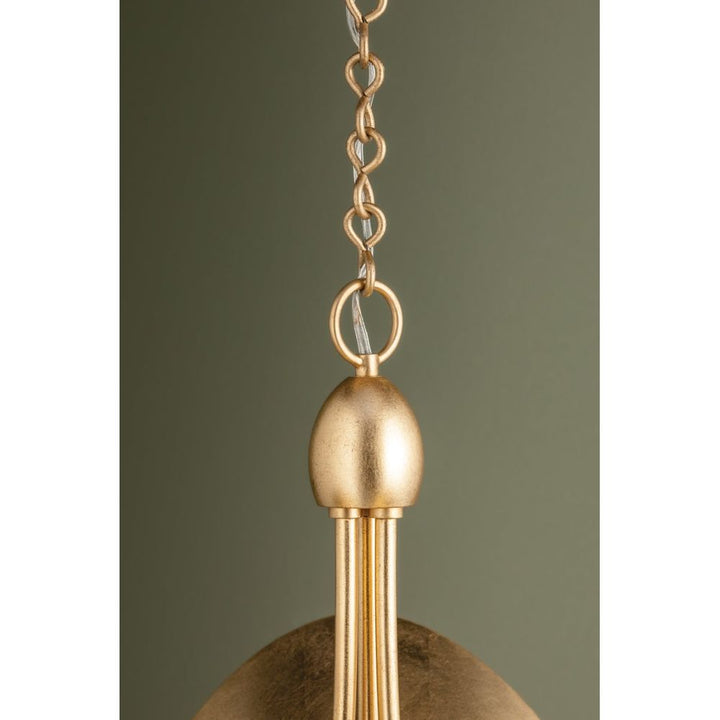 Olson Chandelier - Vintage Gold Leaf