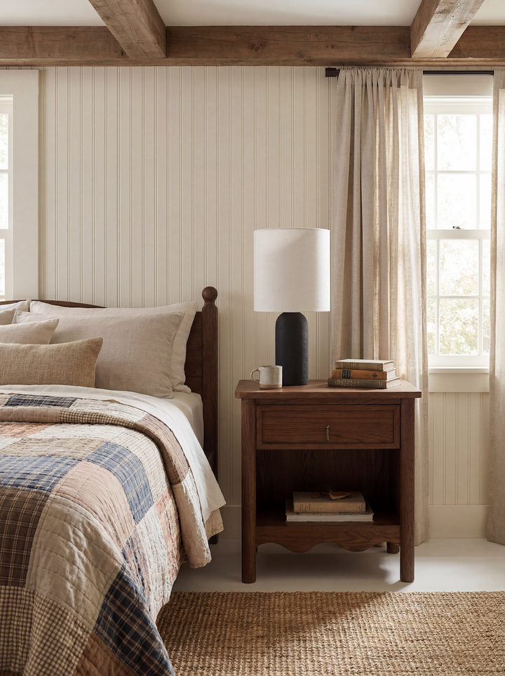 Co.House Onda Oak Nightstand