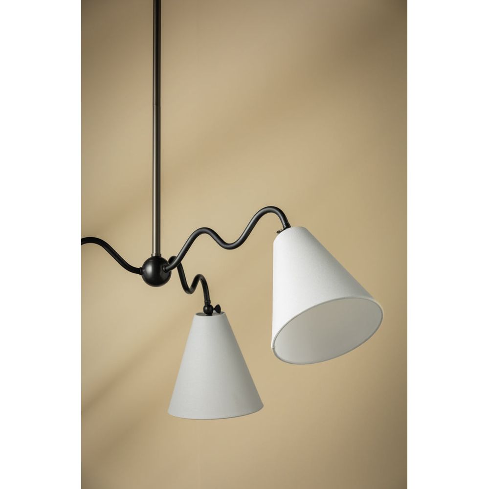 Chandeliers Onda Chandelier-Old Bronze