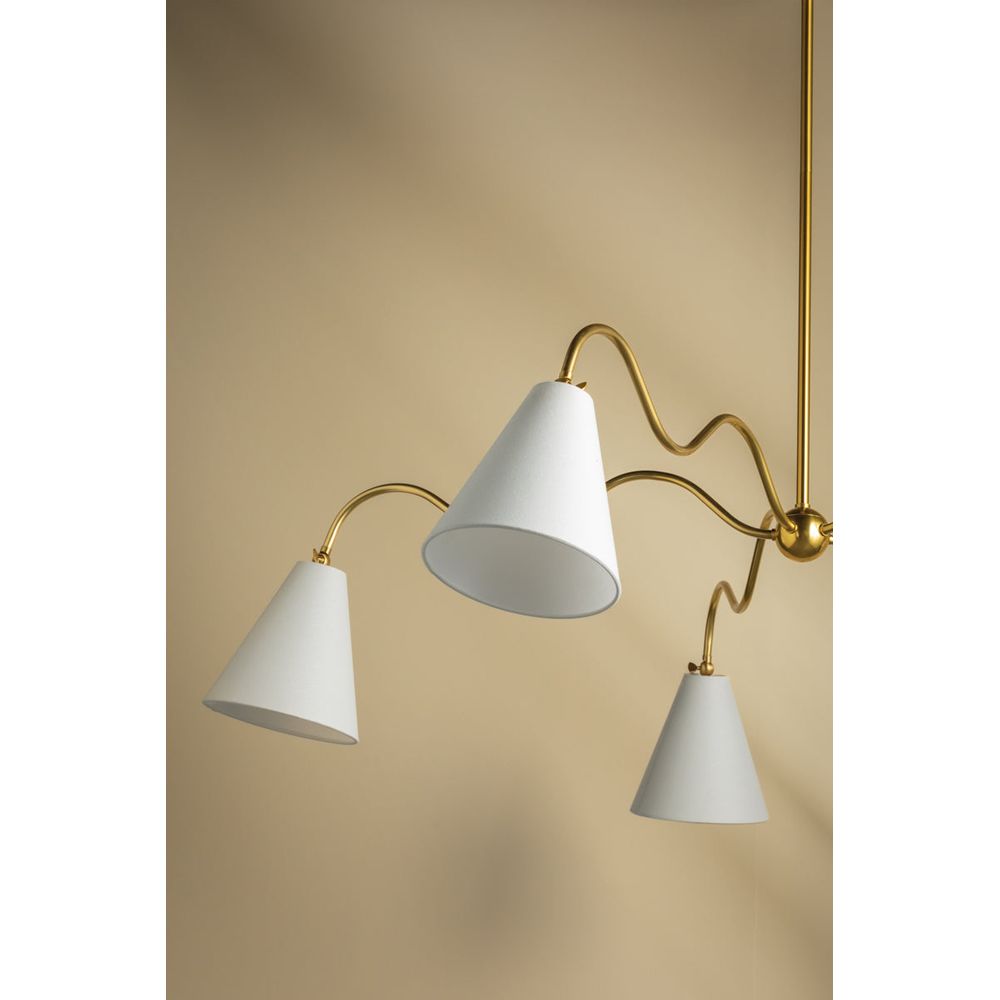 Chandeliers Onda Chandelier-Aged Brass