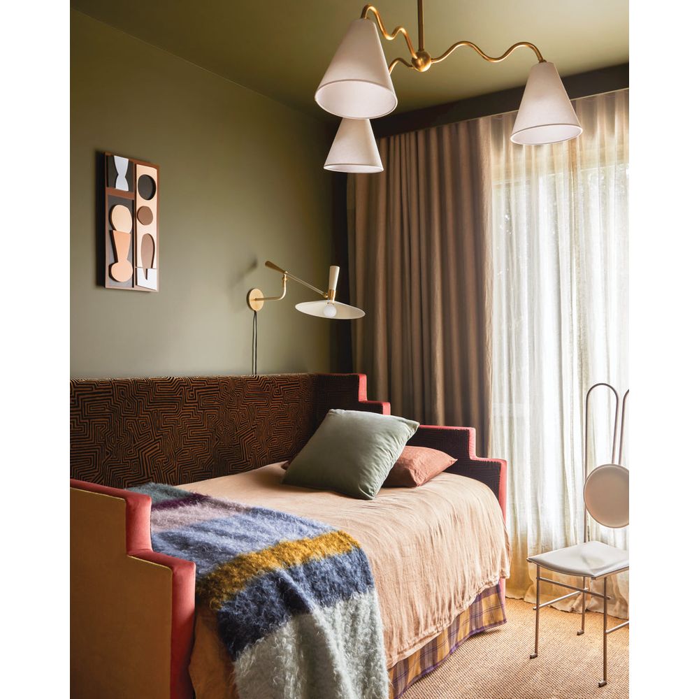 Chandeliers Onda Chandelier-Aged Brass
