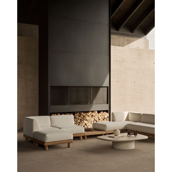 Monocle Outdoor Modular Sofa Set - Configuration 9 - lifestyle