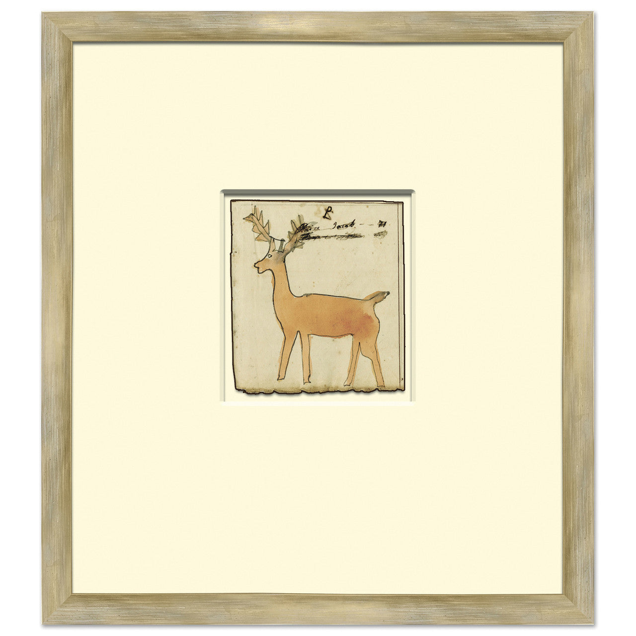 Deer - Sm. Mennonite Ledger Drawing – France & Son