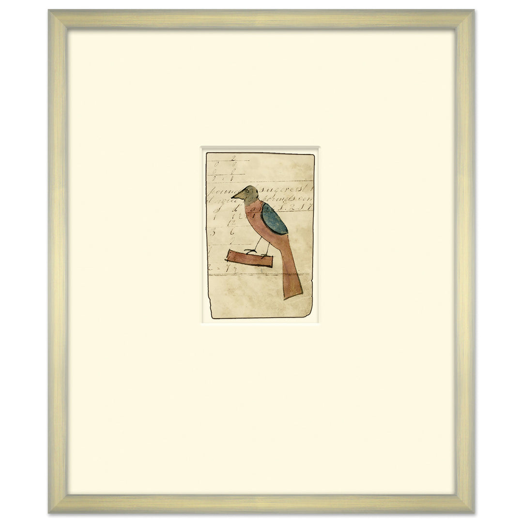Menonite Drawing, Song Bird by Soicher Marin