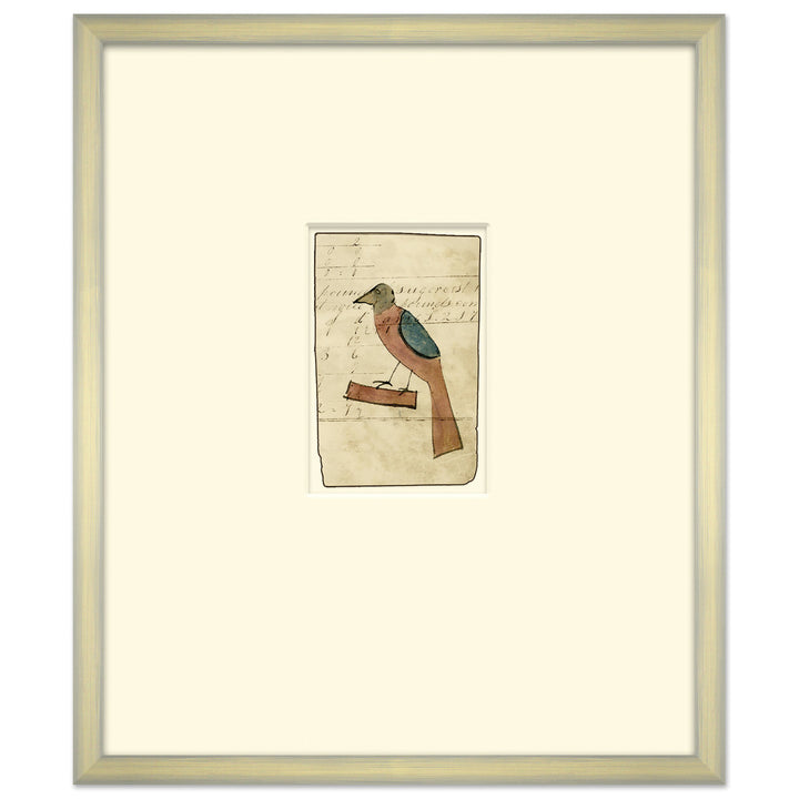 Menonite Drawing, Song Bird by Soicher Marin